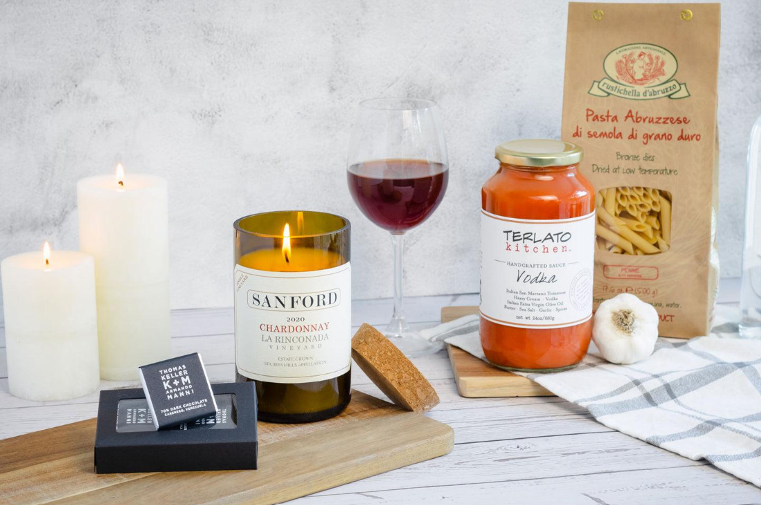 Date night gift basket for couples