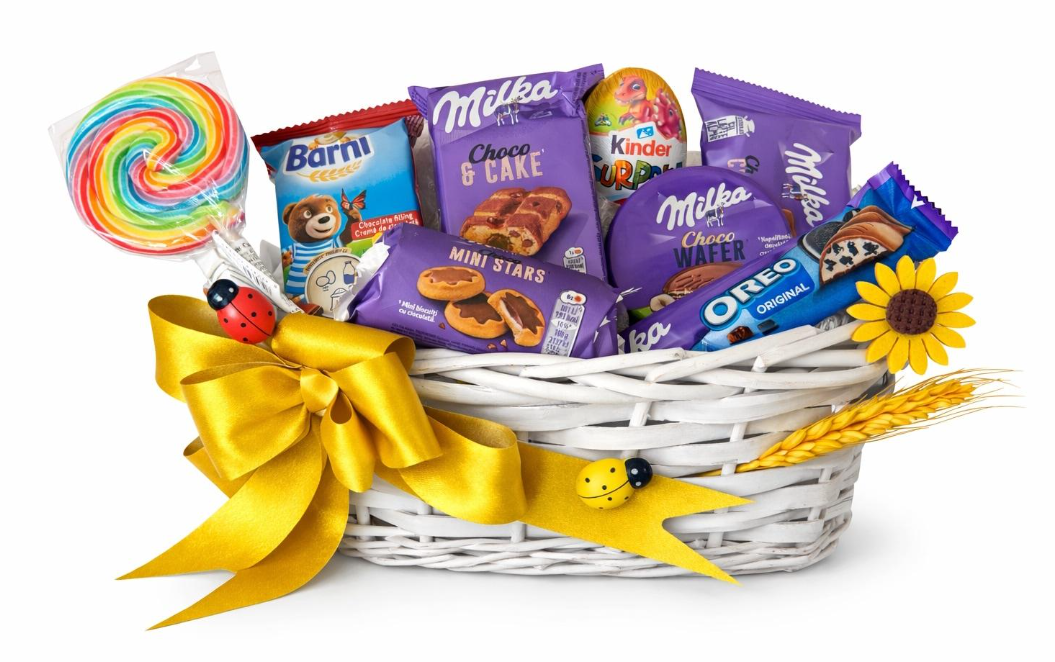 Budget-friendly candy gift basket