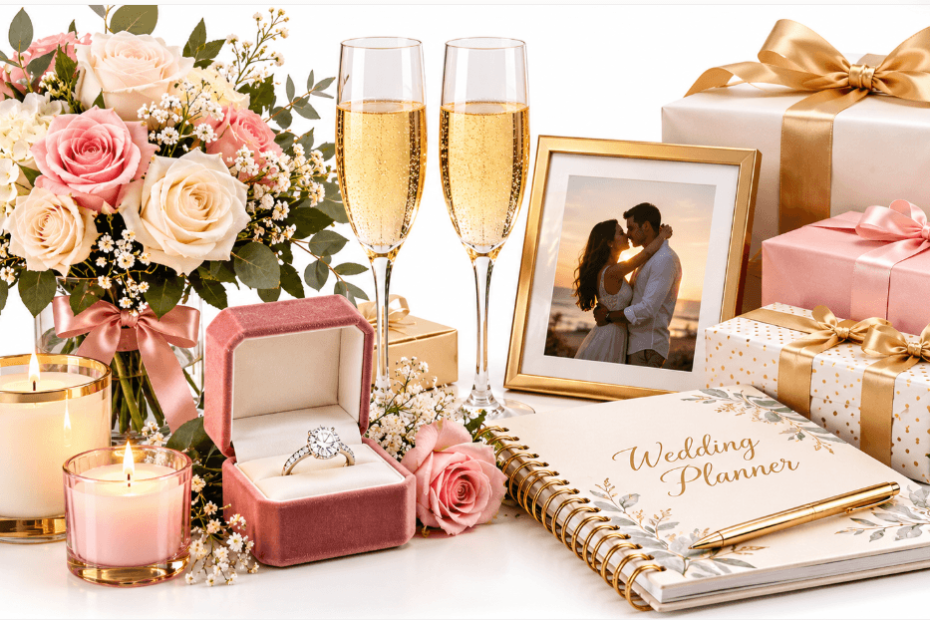 25 Best Engagement Gift Ideas for Every Couple (Thoughtful & Unique Gifts)