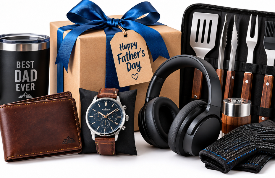 Best Father's Day gift ideas including personalized gifts, gadgets, and practical presents for Dad.