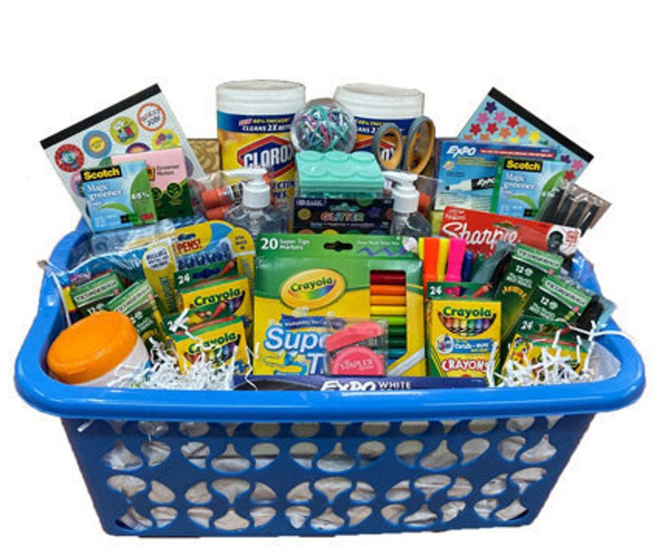 Classroom Supply Gift Basket